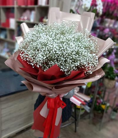 Букет цветов из: Гипсофила в Волжанце
