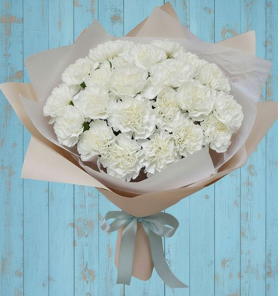 Букет цветов из: Гвоздики в Волжанце