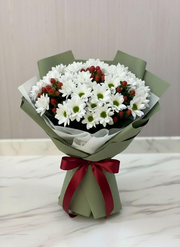 Букет цветов из: Хризантемы в Волжанце