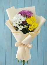 Букет цветов из:  Хризантемы в Волжанце