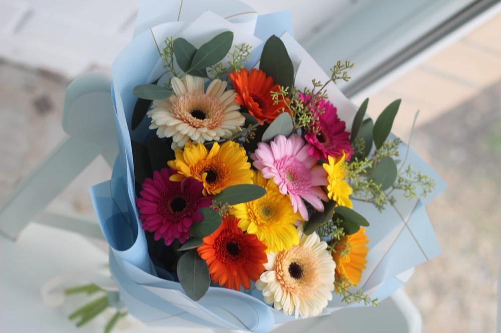 Букет цветов из: Герберы в Волжанце