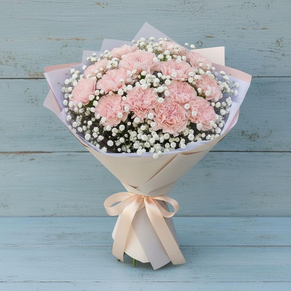 Букет цветов из: Гвоздики в Волжанце