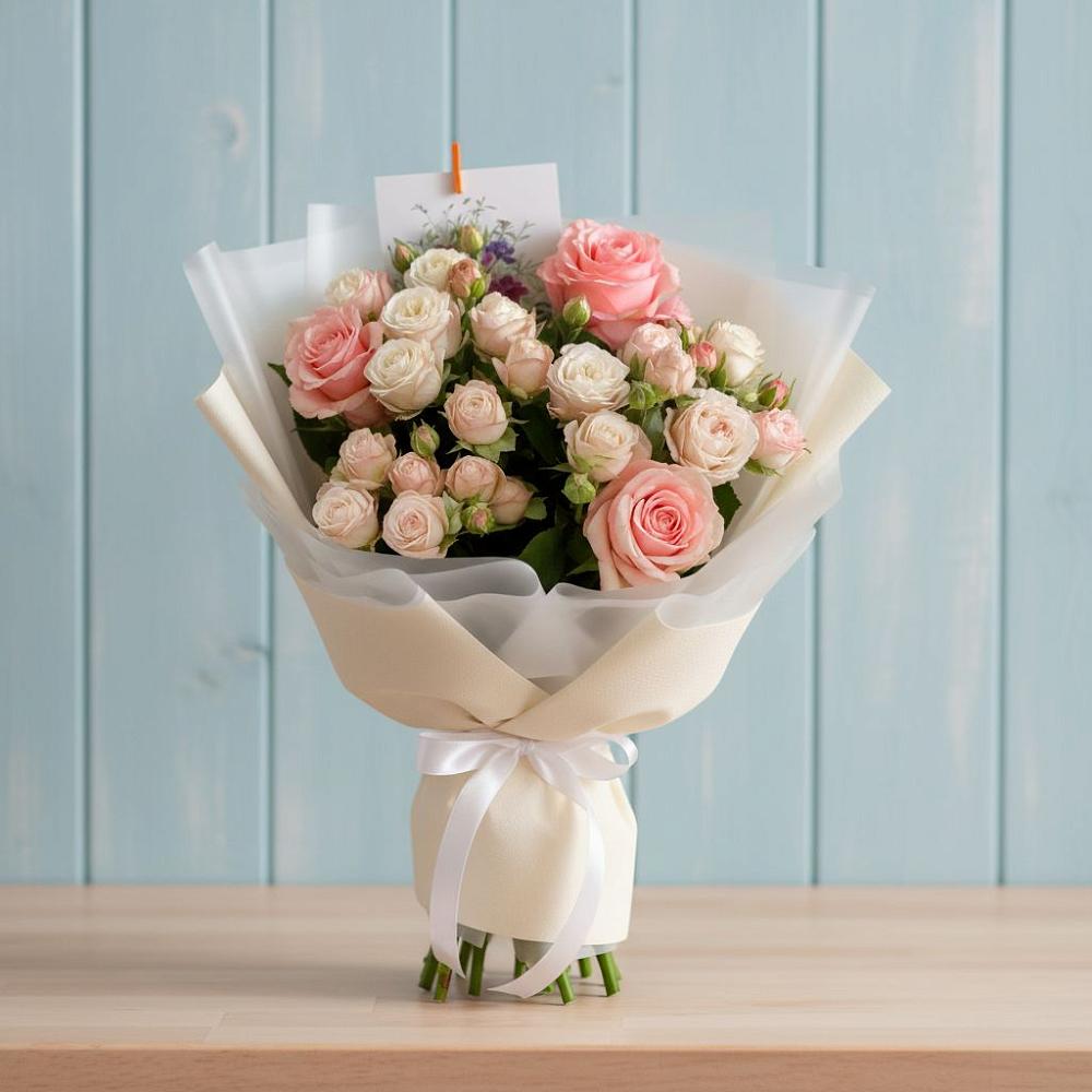 Букет цветов из: Розы в Волжанце