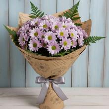 Букет цветов из:  Хризантемы #REPLACE_PRED# Волжанце