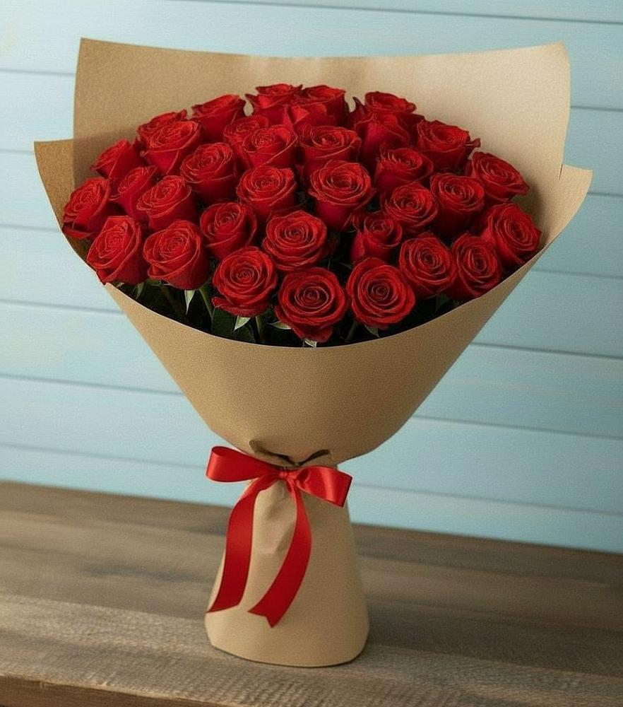 Букет Красные розы Милано в Волжанце