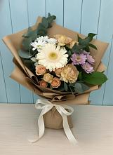 Букет цветов из:  Герберы и Хризантемы в Волжанце