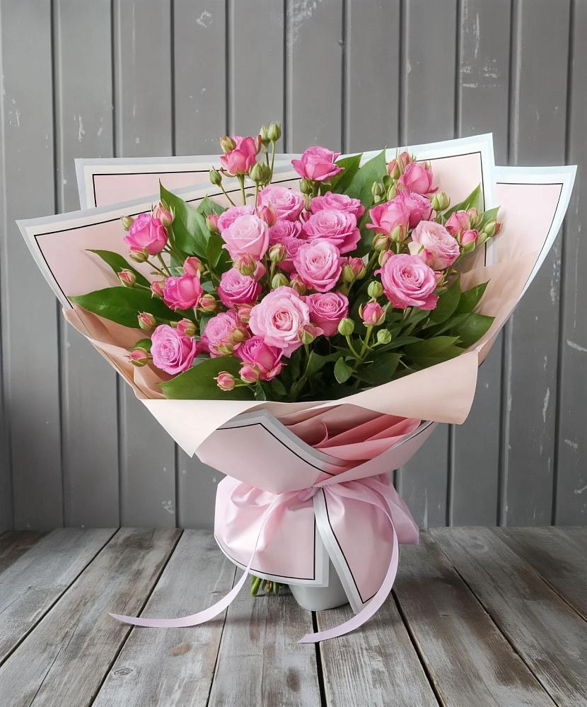 Букет Розовый кустик в Волжанце