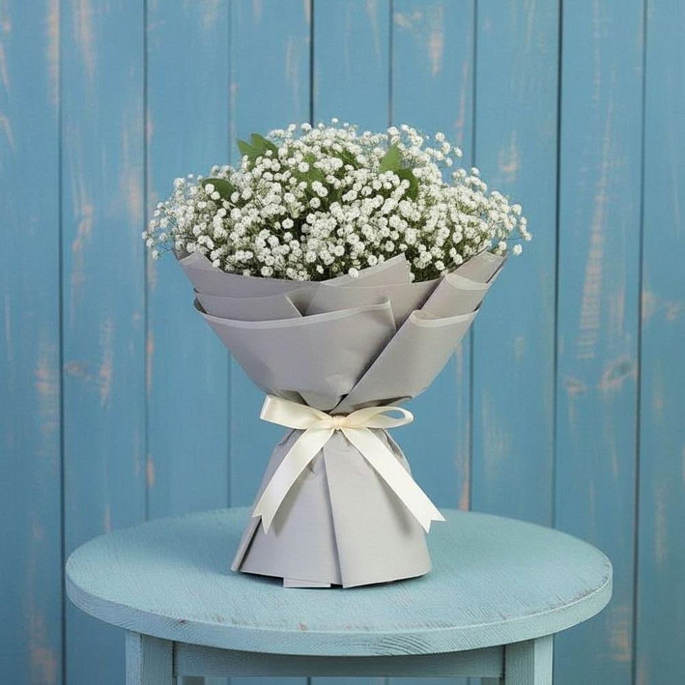 Букет цветов из: Гипсофила в Волжанце