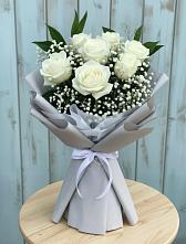 Букет цветов из:  Розы #REPLACE_PRED# Волжанце