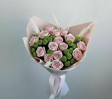 Букет цветов из:  Розы и Хризантемы #REPLACE_PRED# Волжанце