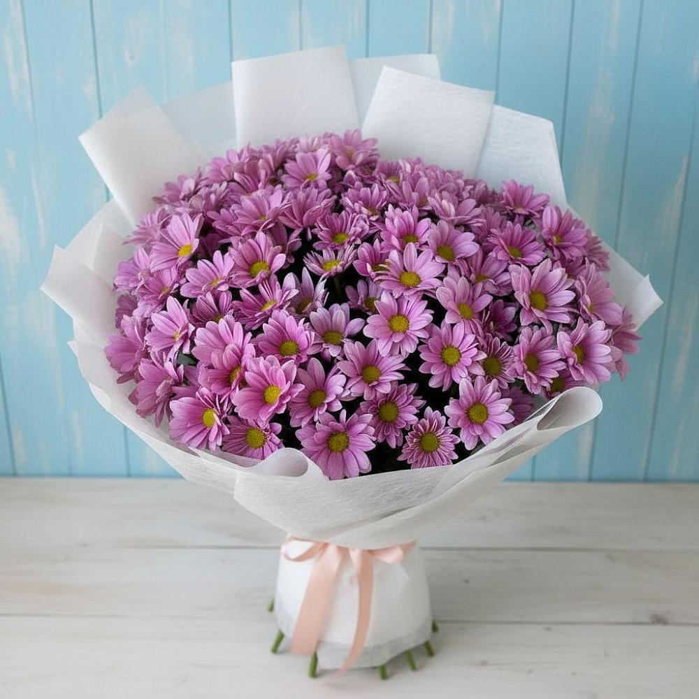 Букет цветов из: Хризантемы в Волжанце