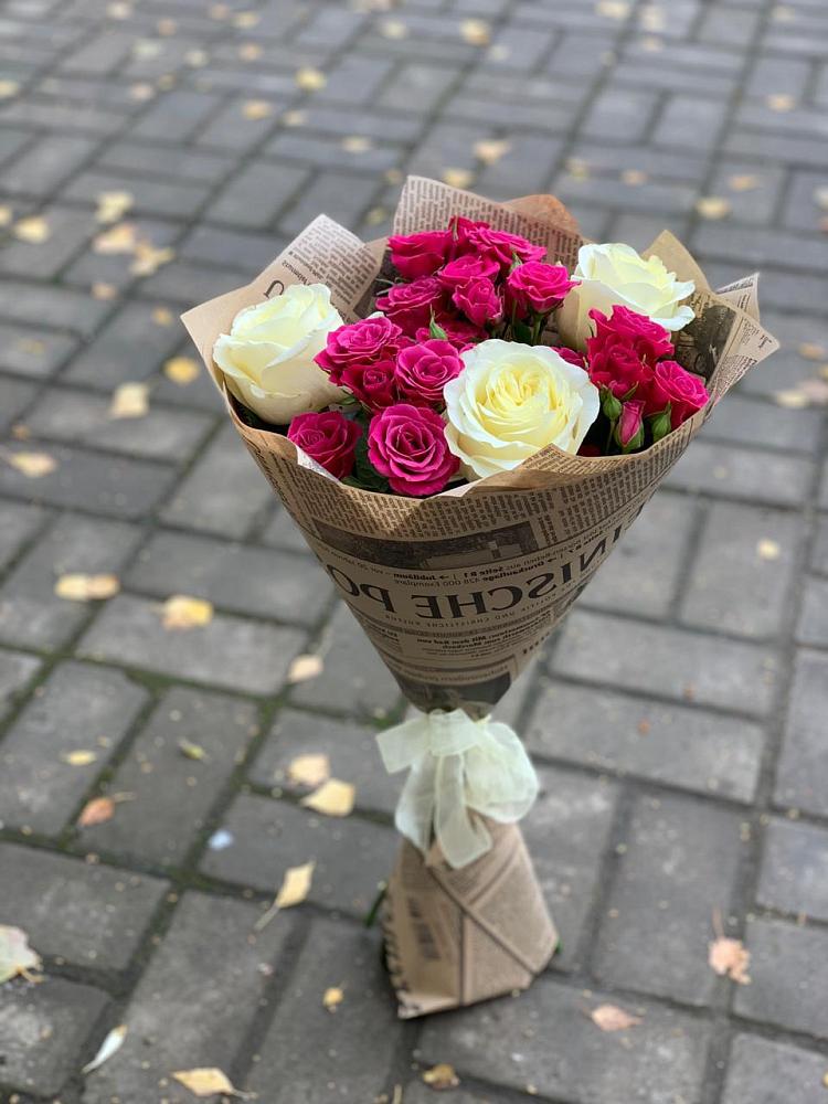Букет цветов из: Розы в Волжанце