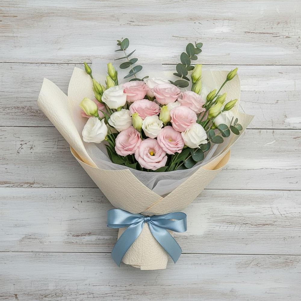 Букет цветов из: Лизиантусы в Волжанце